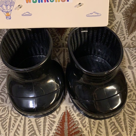 NEW Build a bear black boots - Picture 2 of 2